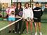Natalia Denia, Tania Martínez, Carmen Burillo y Elena Fernández