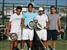 Leandro Roldán, Arturo Blanco, Antonio Guillén y Fernando Caballero