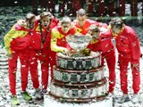 Celebración del equipo español Celebración del equipo español